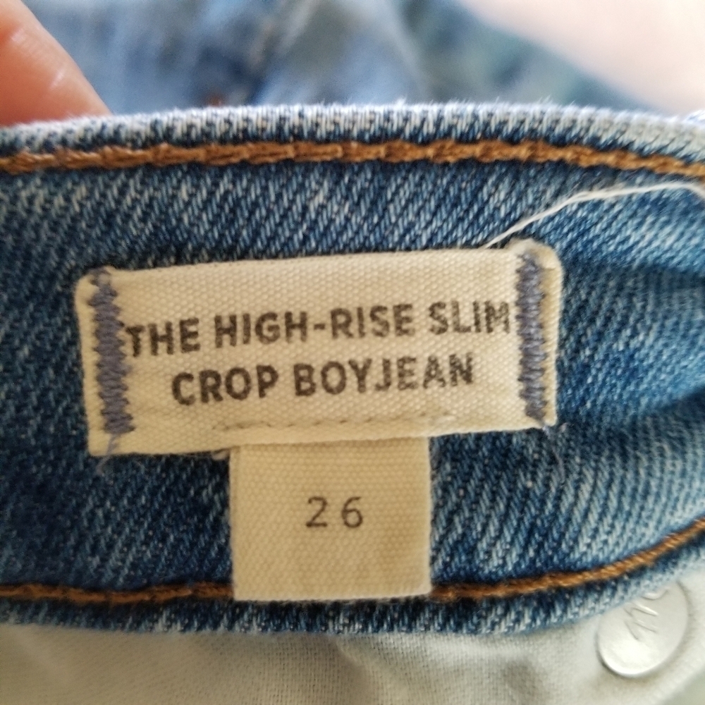 Madewell | The High-Rise Slim Crop Boyjean - Picture 5 of 10
